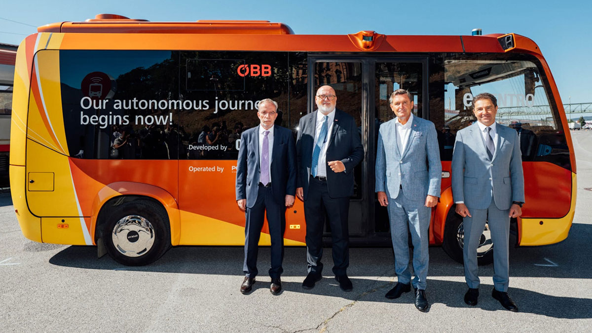 Otokar'ın otonom e-Centro otobüsü Avusturya'da